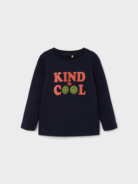 Boys Mini Kind Is Cool Long Sleeve Tshirt