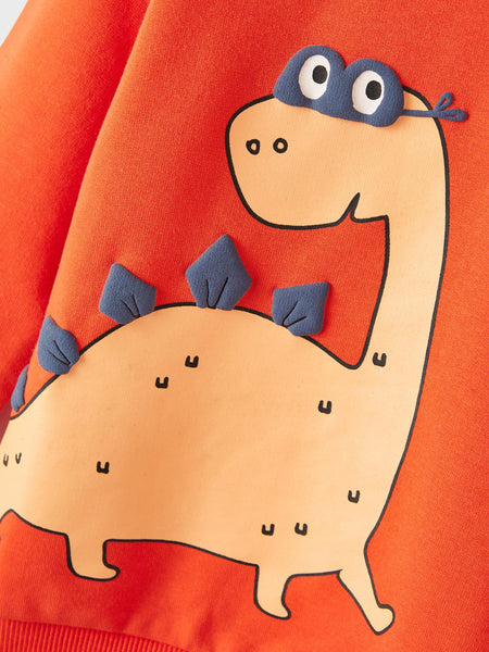 Boys Mini Dino Smile Sweatshirt