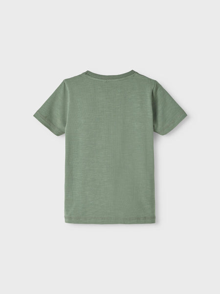 Boys Mini Green Smile T-shirt