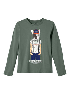 Boys Cool Dude Long Sleeve Top