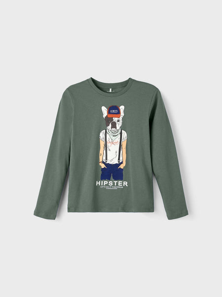 Boys Cool Dude Long Sleeve Top