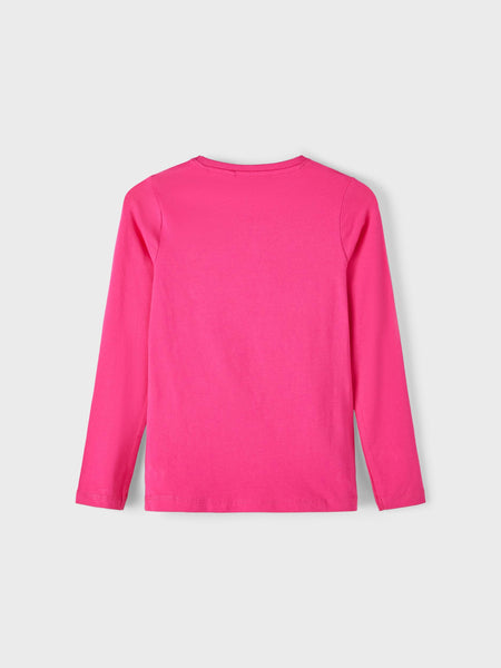 Girls Sequin Star Long Sleeve Top