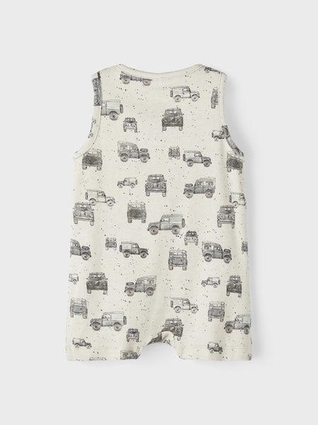 Baby Boy Rusty Car Romper