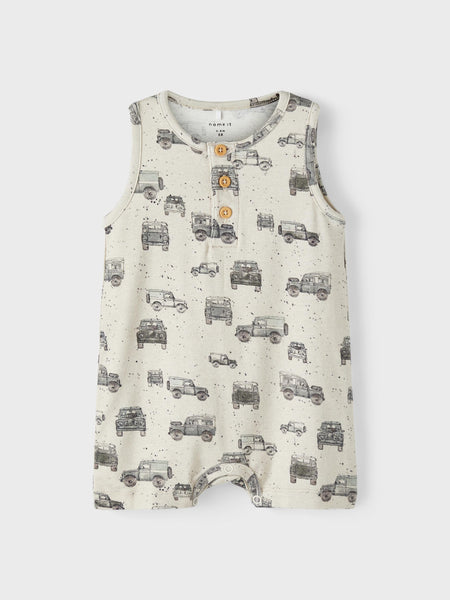 Baby Boy Rusty Car Romper