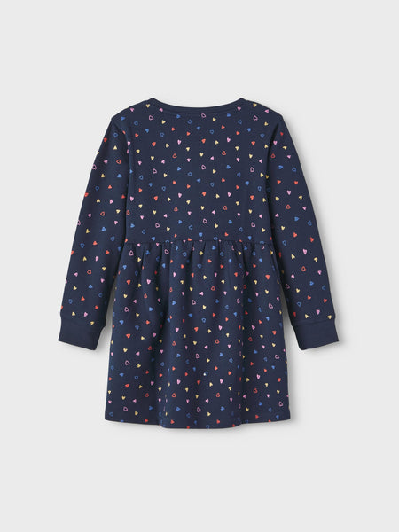 Girls Mini Navy Sweater Dress