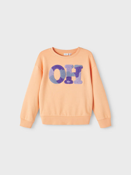 Girls OH Embossed Sweatshirt