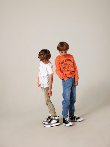 Boys Orange Bulldog Teams Sweatshirt