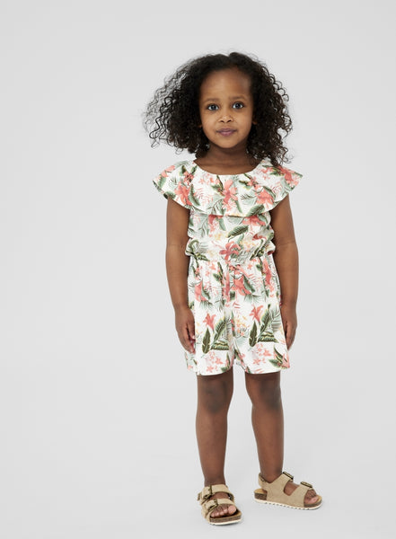 Girls Mini Patterned Playsuit