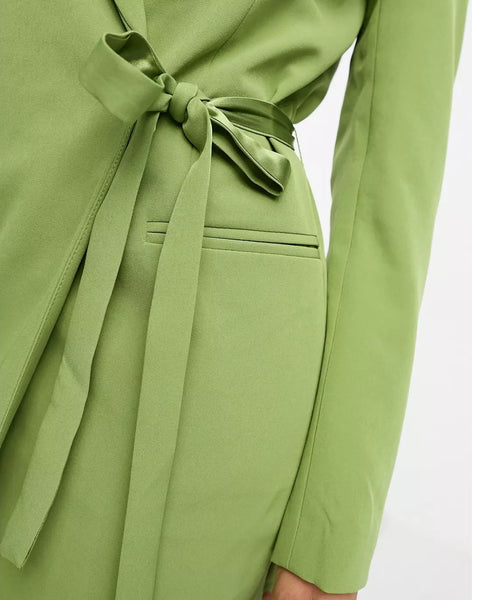 Vila Tailored Olive Green Blazer Dress