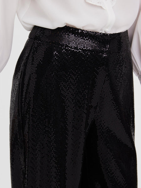 VM Black Sequin Trousers