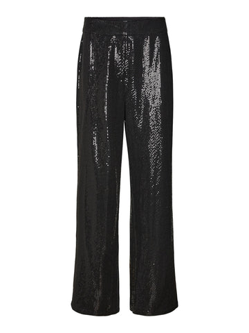 VM Black Sequin Trousers