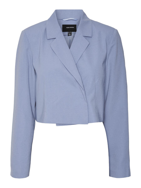 VM Cropped Blazer In Blue